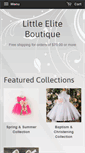 Mobile Screenshot of littleeliteboutique.com